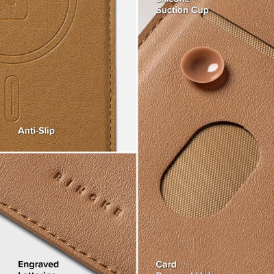 Ví từ tính RINGKE Folio Grip Wallet Magnetic cho Samsung Galaxy Z Fold 7 - Hàng Chính Hãng