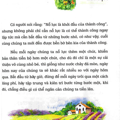 Nhật Kí Trưởng Thành Cho Học Sinh Tiểu Học - Nỗ Lực - Mỗi Ngày Tiến Bộ Hơn Một Chút