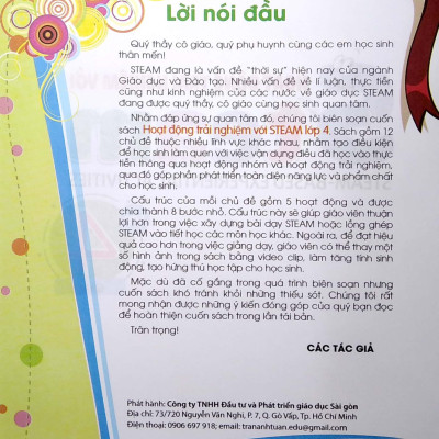 Hoạt Động Trải Nghiệm Với Steam - Lớp 4