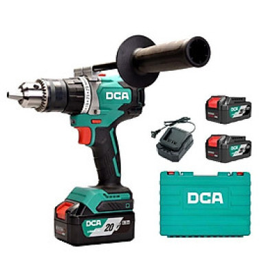 MÁY KHOAN ĐỤC KHÔNG CHỔI THAN  DÙNG PIN 20VMAX/4AH*2 SẠC 2A DCA ADJZ02-16EM - HÀNG CHÍNH HÃNG