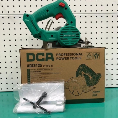 MÁY CẮT ĐÁ KHÔNG CHỔI THAN DÙNG PIN 20V/4AH*1 DCA ADZE125DM - HÀNG CHÍNH HÃNG