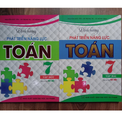 Sách - Combo Định Hướng Phát Triển Năng Lực Toán Lớp 7 - Tập 1 + Tập 2 ( Kết Nối )