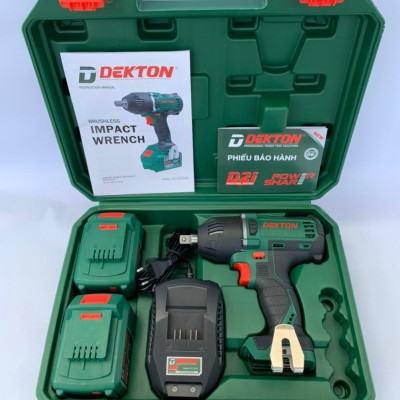 MÁY SIẾT BULONG PIN 21V 17MM DEKTON D21-BL550N - HÀNG CHÍNH HÃNG