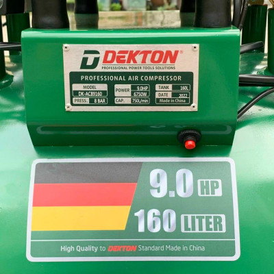 MÁY NÉN KHÍ KHÔNG DẦU 9.0Hp 160L DEKTON DK-AC89160 - HÀNG CHÍNH HÃNG