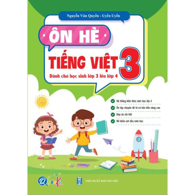 Sách - Ôn Hè Tiếng Việt 3 - Dành cho học sinh lớp 3 lên 4 (1 cuốn)
