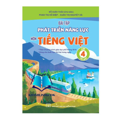 Sách Combo Bài Tập Phát Triển Năng Lực Môn Tiếng Việt Lớp 4 Tập 1 + 2 ( Theo chương trình GDPT 2018 ) (Kết Nối)
