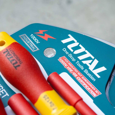 BỘ TUỐC NƠ VÍT MỞ TUÝP CÁCH ĐIỆN 6-12MM TOTAL THKISD0701 - HÀNG CHÍNH HÃNG