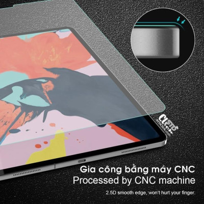 Miếng dán màn hình kính cường lực cho iPad Gen 11 A16 2025 , Air11inch M3 , Air 13inch M3 hiệu Nillkin Amazing H+ (mỏng 0.2 mm, vát cạnh 2.5D, chống trầy, chống va đập) - Hàng Chính Hãng