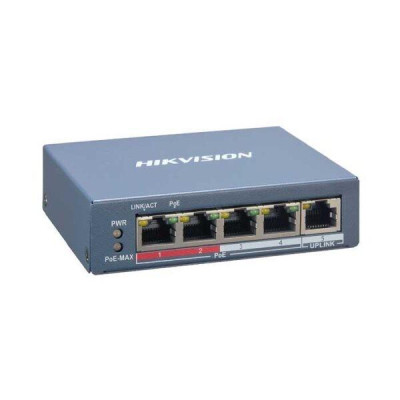 Bộ chia HIKVISION Smart Switch PoE 4 cổng DS-3E1105P-EI/DS-3E1105P-EI/M - Hàng chính hãng