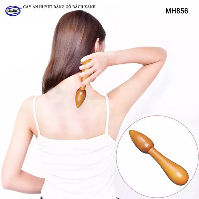 COMBO bộ 13 Dụng Cụ day ấn Huyệt Mát xa toàn thân kiểu Thái bằng gỗ Bách Xanh (MH848) Chăm sóc sức khỏe