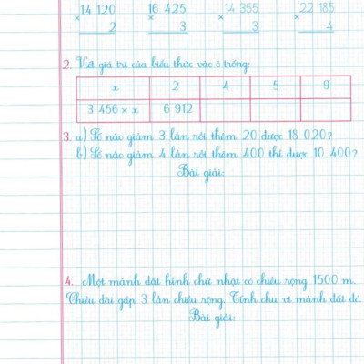 Vở Ô Li Bài Tập Toán Lớp 4 - Quyển 2 (Bộ Sách Kết Nối Tri Thức Với Cuộc Sống) _HA