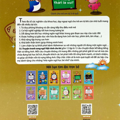 Truyện Tranh Song Ngữ Việt - Anh Cho Bé - School Is Fun! - Ở Trường Thật Là Vui!