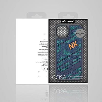 Ốp lưng chống sốc cho iPhone 13 họa tiết mặt lưng 3D hiệu Nillkin Striker (chống sốc cực tốt, họa tiết màu 3D cá tính) - hàng nhập khẩu