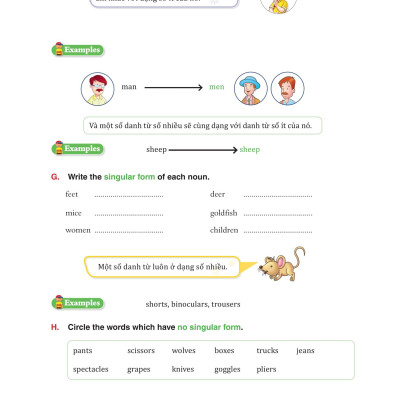 Bài Tập Bổ Trợ Ngữ Pháp Tiếng Anh - Lớp 3