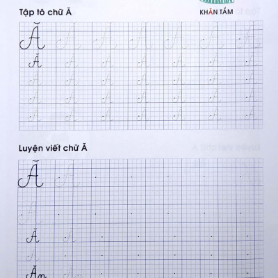 Luyện Viết Theo Mẫu Chữ Mới - Tô chữ Hoa - Lớp 1