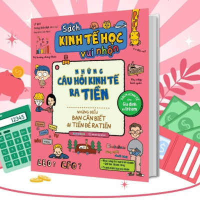 Sách Combo Kinh tế học vui nhộn những câu hỏi kinh tế ra Tiền (4 Cuốn) (MG)