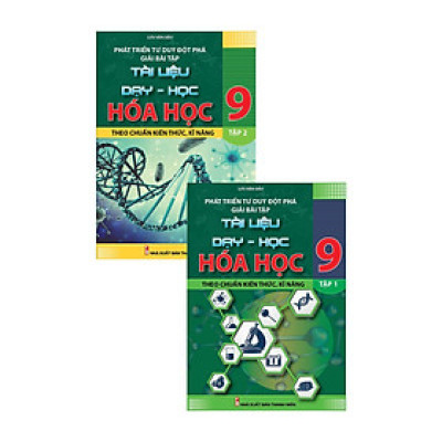 Sách - Phát Triển Tư Duy Đột Phá Giải bài Tập Hóa Học Lớp 9 - Combo 2 Tập - Khang Việt Book