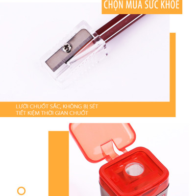 Combo 2 Gọt Bút Chì Stabilo Exam Grade PS4518 - Bộ 3 chuốt (PS4518-C3)