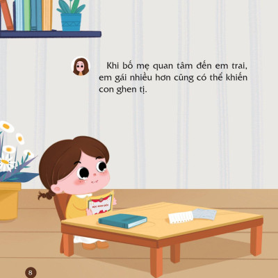 Sách Cùng Con Nuôi Dưỡng Cảm Xúc Tích Cực - Con Không Ghen Tị