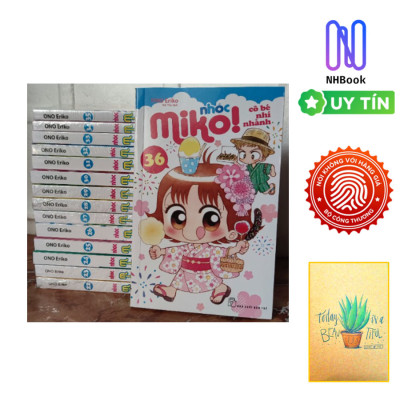Combo Nhóc Miko! Cô Bé Nhí Nhảnh( Tập 22-36) ( Tặng kèm sổ tay Xương Rồng )
