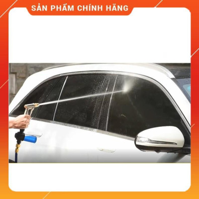 Bộ dây vòi xịt nước ️ , tăng áp 3 lần, loại 3m, 5m 206701-3 đầu đồng,cút nối nhựa vàng+ đai
