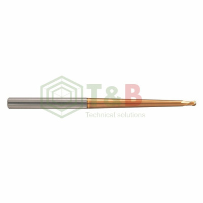 Dao Phay Cầu Cổ Côn R0.5x26 x65L Union Tool Model HTNB2010-260-1,Dao phay ngón gia công sau nhiệt