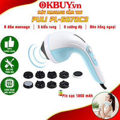 Máy massage bụng cầm tay Hàn Quốc Puli PL-607AC3 - 8 đầu