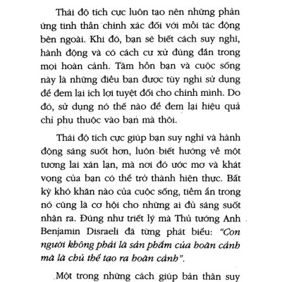 Chìa Khóa Tư Duy Tích Cực (Tái Bản)_FN