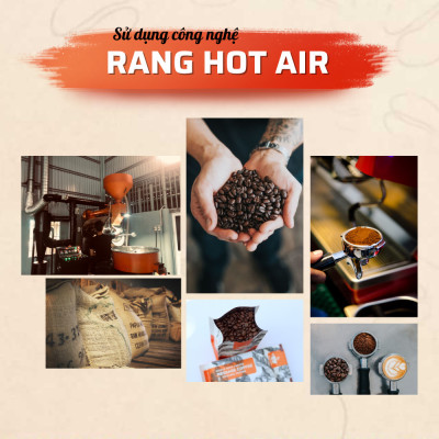 Cà Phê Decaf Robusta tách 97% cafeine vị đắng nhẹ, thơm thích hợp với người dùng cà phê bị mất ngủ hay say cafe từ Message Coffee - Gói 200 Gram - Nguyên Hạt