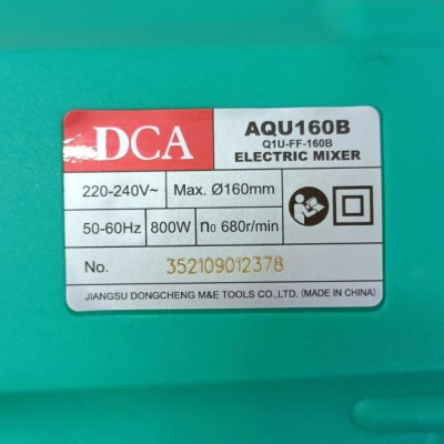 MÁY TRỘN SƠN 800W DCA AQU160/AQU160B - HÀNG CHÍNH HÃNG