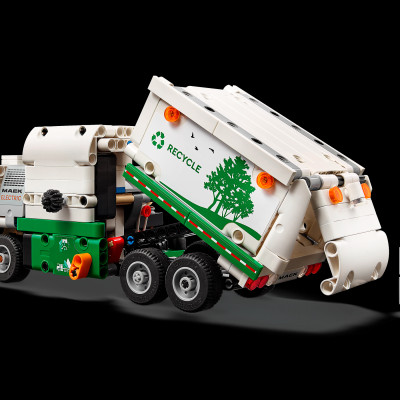 Đồ Chơi Lắp Ráp Xe Tải Rác Điện Mack LR - Mack LR Electric Garbage Truck - Lego Technic 42167 (503 Mảnh Ghép)