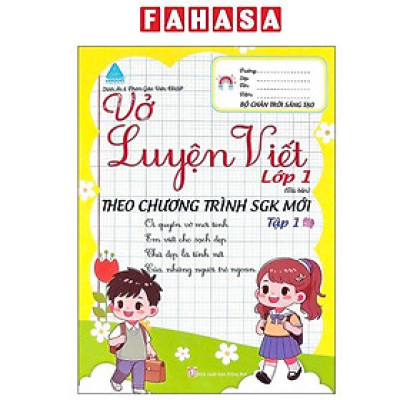 Sách - Vở Luyện Viết Lớp 1 - Tập 1 (Chân Trời) (Tái Bản 2025)