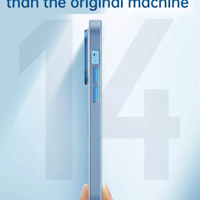 Ốp lưng chống sốc cho iPhone 14 Pro (6.1 inch) hỗ trợ sạc Maqsafe hiệu WIWU PC Ultra-thin Frosted Magnetic Case (mặt lưng nhám mờ, gờ bảo vệ Camera 0.5mm) - hàng nhập khẩu