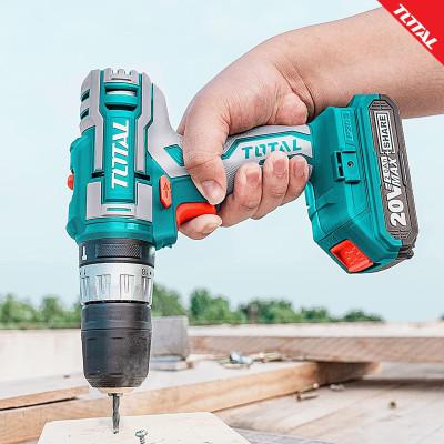 MÁY KHOAN PIN 20V (2 pin 2.0Ah + sạc)TOTAL TDLI200528 - HÀNG CHÍNH HÃNG