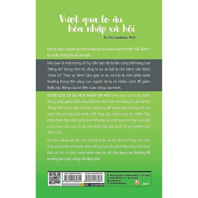 Sách - Vượt Qua Lo Âu - Hòa Nhập Xã Hội - Dr Eric Goodman - VanLangBooks