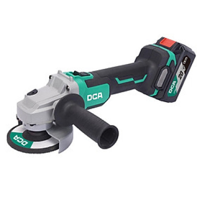 MÁY MÀI GÓC KHÔNG CHỔI THAN DÙNG PIN 20V/4.0AH (KÈM 1 SẠC, 1 PIN 4.0AH)  DCA ADSM03-125DM - HÀNG CHÍNH HÃNG