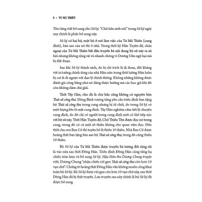 Sách - Sử Ký Bản Kỷ - Tư Mã Thiên - Khang Việt Book