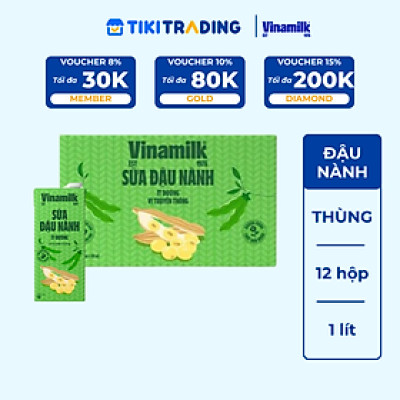 Thùng 12 Hộp Sữa Đậu Nành Goldsoy (1L)