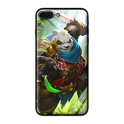 Ốp kính cường lực cho iPhone 8 Plus Chiến Binh Gấu - Hàng chính hãng