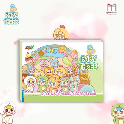 Sách Tô Màu - Baby Three 12 Con Giáp + Capybara Và Mèo Cam + Thị Trấn Nhỏ + Tết Và Lễ Hội + Mèo Cam Và Hamster - Combo 5 Cuốn - Minh Thắng