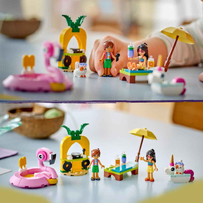 LEGO FRIENDS 42658 Đồ Chơi Lắp Ráp Bữa Tiệc Hồ Bơi Của Kỳ Lân Và Hồng Hạc (99 chi tiết)