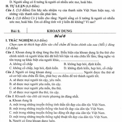 Đề Kiểm Tra, Đánh Giá Giáo Dục Công Dân 9 (Dùng Kèm SGK Kết Nối Tri Thức Với Cuộc Sống) - HA