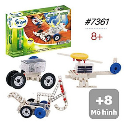 Đồ Chơi Khoa Học Ứng Dụng Điện Mặt Trời - Solar Hero #7361 (61 Mảnh Ghép)