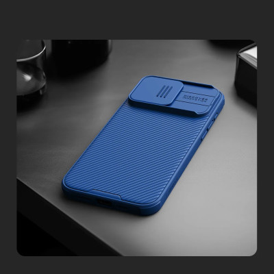 Ốp lưng dành cho iPhone 16 Pro Max, iPhone 16 Pro, iPhone 16 Plus, iPhone 16 hiệu NILLKIN Camshield trượt bảo vệ Camera chống sốc cao cấp - Hàng chính hãng.