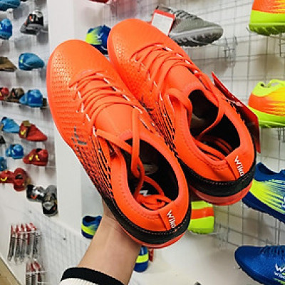 Giày thể thao bóng đá phủi cao cổ  Cam 2022