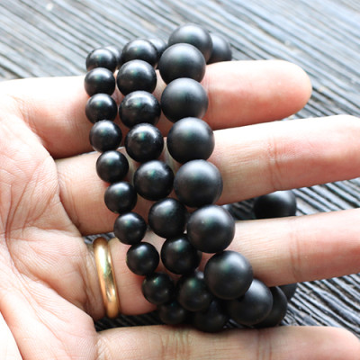 Vòng Đá Obsidian Nhám Ngọc Quý Gemstones