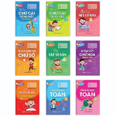 Sách Bé Tự Tin Bước Vào Lớp 1 Bé Học Chữ Cái Tiếng Việt Chữ Thường - Tập 2 - Tân Việt Books