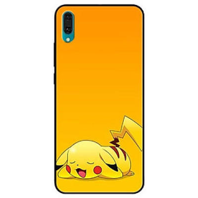 Ốp lưng dành cho Huawei Y7 Pro (2019) mẫu PiKa nền vàng