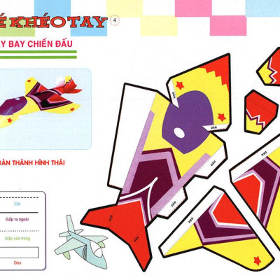 Cắt Và Dán Hình 3D - Bé Khéo Tay
