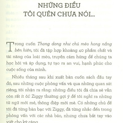 Sống Như Một Chú Mèo